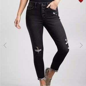 Kancan High Rise Ankle Skinny Stretch Jean